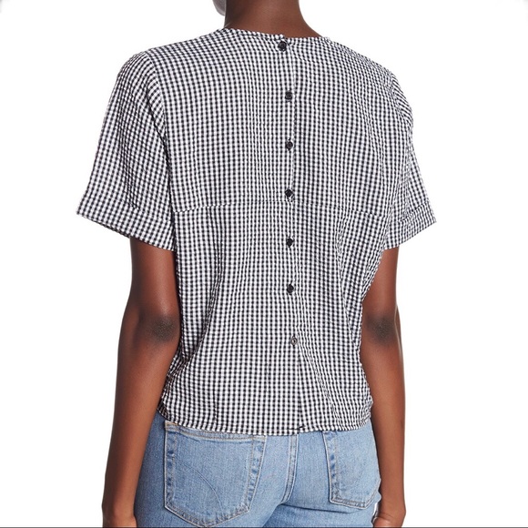 NWT Sadie & Sage gingham top - Picture 3 of 6